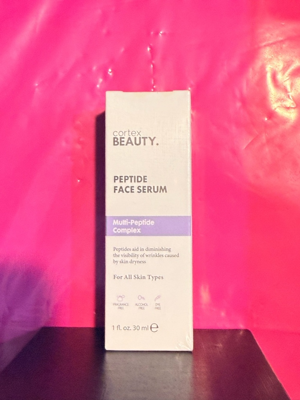 Cortex Peptide Face Serum — Pink